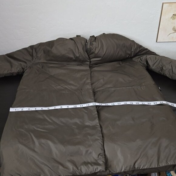 ASPESI Forest Hooded Padded Design Lightweight Construction Coat Size Medium - Picture 15 of 16